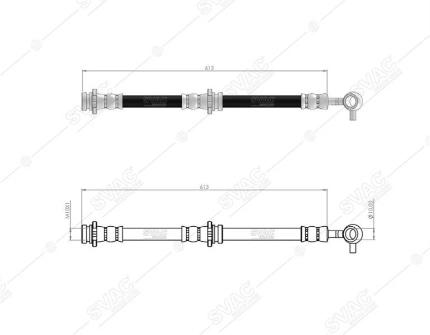 Nissan Fren Hortumu On Sag Nissan Qashqaı 2014-> Renault Kadjar 15-> - Svac 73-0196