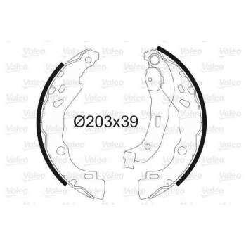 ARKA FREN BALATASI PABUC MICRA K13 10> NOTE 13> SYMBOL I 03> CLIO IV 12> LOGAN II 12> SANDERO II 12> - VALEO 562810