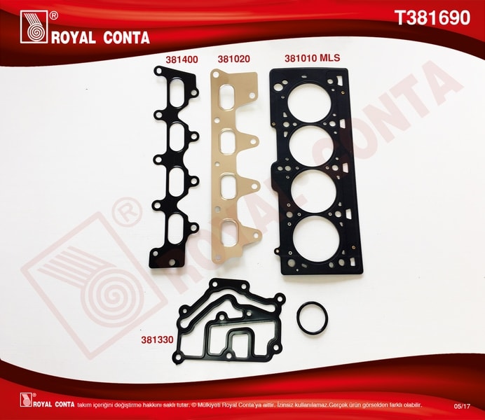 UST TAKIM CONTASI MEGANE CLIO LAGUNA 1,4 1,6 16V (K4J K4M) - ROYAL T381690