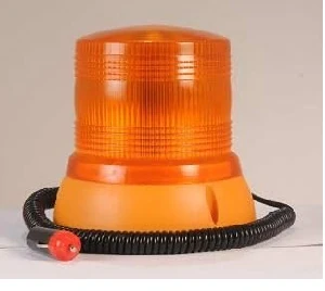 Unıversal Süper Büyük Çakar Lamba Led Sarı Çakmak Fişli Miknatıslı - Sprlight-Tas061-12-24v-S