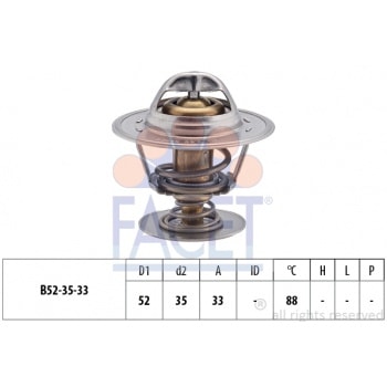 TERMOSTAT (88°) ESCORT FOCUS MONDEO CONNECT 1,8D / 1,8TDCI 89 07 TRANSIT 2,5D - FACET 7.8394S