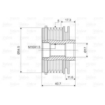ALTERNATOR KASNAGI CLIO II (1,5 dCI) - VALEO 588026