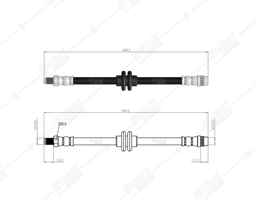 Opel On Fren Hortumu Master III Movano B 10> - Svac 30-0176