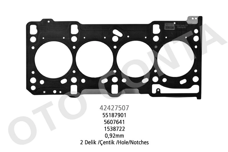 Psa Silindir Kapak Contası (69,60mm) Doblo Palıo Egea Albea Punto 1,3 Multıjet 16v 1,3jtd 16v Astra H Co - Oc 42427507