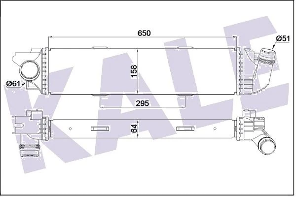 Renault Turbo Radyatörü - İntercooler - Kal 352480