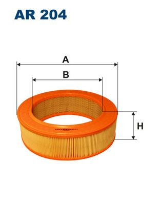 HAVA FILTRESI W123 79>85 S123 79>85 T1 BUS 601 89>96 (DIZEL) - FILTRON AR204