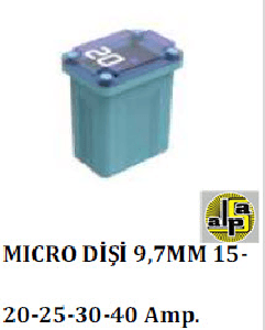 SİGORTA-MİCRO DİŞİ 25 AMP 10MM - MTA-M0404025