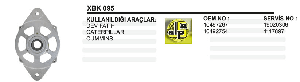 ALTERNATÖR KAPAK ÖN-DEV FATIH/CAT/CUMMINS - REMARK-XBK095
