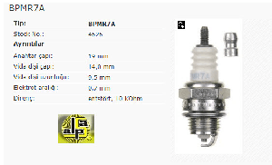 Unıversal Buji-Ağaç Testere/motorsiklet Sabit - Ngk-Bpmr7a-Sb