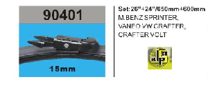 SİLGİ PALETİ-BANANA (X2) VW VOLT/CRAFTER/MB SPRINTER  660/610   TK. - RBW-90401
