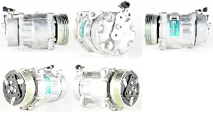 Unıversal Klima Kompresör-12v Vw> Sharan Sd7v16 120mm Pv6 Vqd - Sanden-6213-1162