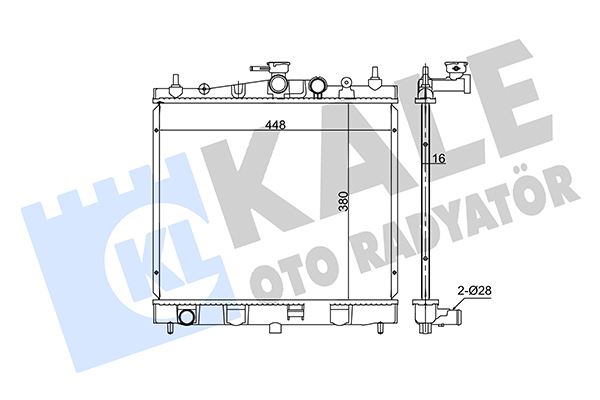 MOTOR SU RADYATORU CLIO III MODUS 04> MICRA III NOTE 05>12 MANUEL - KALE 350995