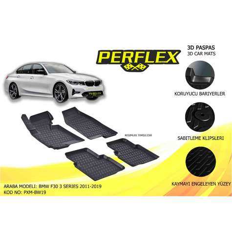 PASPAS 3D HAVUZLU X-MAT BMW F30 2011-2019 - PERFLEX PXM-BW19