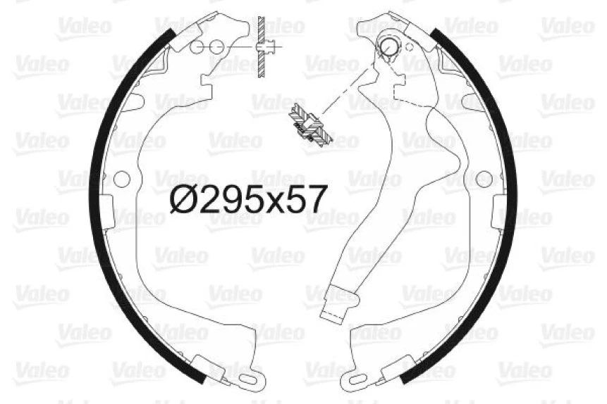 Vag Arka Fren Kampana Balatası Amarok 2.0tsi / Tdi 10> - Valeo 564148