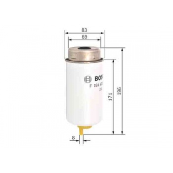 MAZOT FILTRESI TRANSIT V184 2.0TDCI 75PS / 85PS / 100PS 2.4TDI 115PS / 125PS / 130PS (00 06) V347 2. - BOSCH F026402040