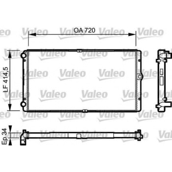MOTOR RADYATORU TRANSPORTER T4 2,5TDI 95>03 - VALEO 732177