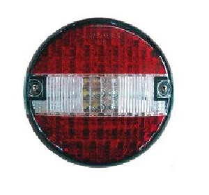 Unıversal Hamburger Lamba-24v Kirmizi-Beyaz Ledli/2 Fonk./siyah/8,2 - Sertplas-0375lled