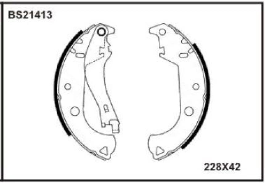 Fiat Arka Fren Balatası Pabuc Doblo Albea 1.2 / 1.3 / 1.4 / 1.6 / 1.9 - Beser Bs21413
