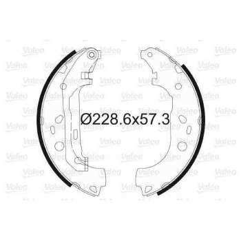 ARKA FREN BALATASI (PABUC) CONNECT 1,8TDCI 02>13 - VALEO 564011