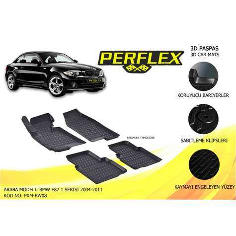 PASPAS 3D HAVUZLU X-MAT BMW  E87 2004-2011 - PERFLEX PXM-BW08