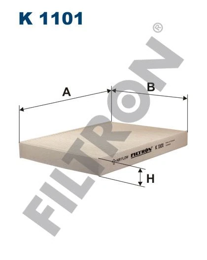 Fiat Polen Filtresi Doblo 1,2 1,4 1,3jtd 1,3d 1,9d 1,9jtd 01=> Punto 1,2 16v 1,8 1,3jtd 1,9jtd 04=> Soul - Filtron K 1101