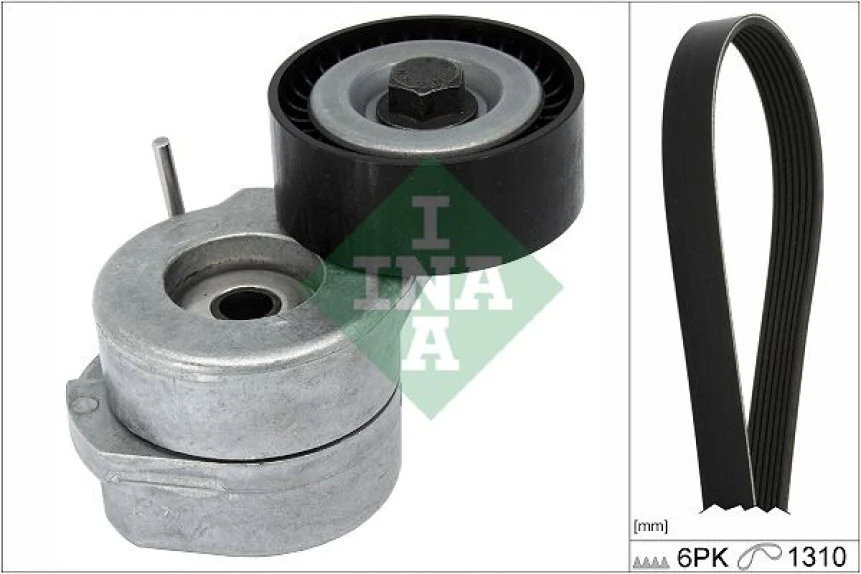Opel V Kayıs Seti - Bilya + Kayıs Set - İna 529 0455 10