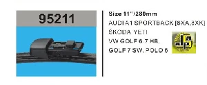 Unıversal Arka Silgi Paleti-Banana Golf VI-Polo V 11" 285 MM - Rbw-95211