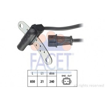 KRANK MIL SENSORU VOLVO S40 I (644) 1.6-1.8 99>05 V40 (645) 1.6-1.8 -2.0 99>05 - FACET 9.0165