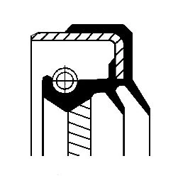 Volvo Aks Keçesi Ön - Aks Keçesi Ön - Cor 82035433