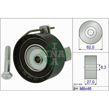 EKSANTRIK GERGI RULMANI FIESTA /FUSION B-MAX 14> MONDEO IV 07>14 FOCUS III 11> ECOSPORT 1.5 Ti 13> 1 - INA 531081310