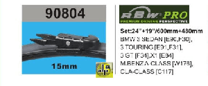SİLGİ PALETİ BANANA (X2) BMW: 3 SERIES SEDAN 2009-->/SERIES TOURING 2009--> 600/480 TK. - RBW-90804