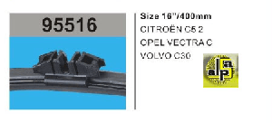 ARKA SİLGİ PALETİ-BANANA CITROËN: C5 II (2004-2008)/OPEL: VECTRA C (2005-2008)  400MM - RBW-95516