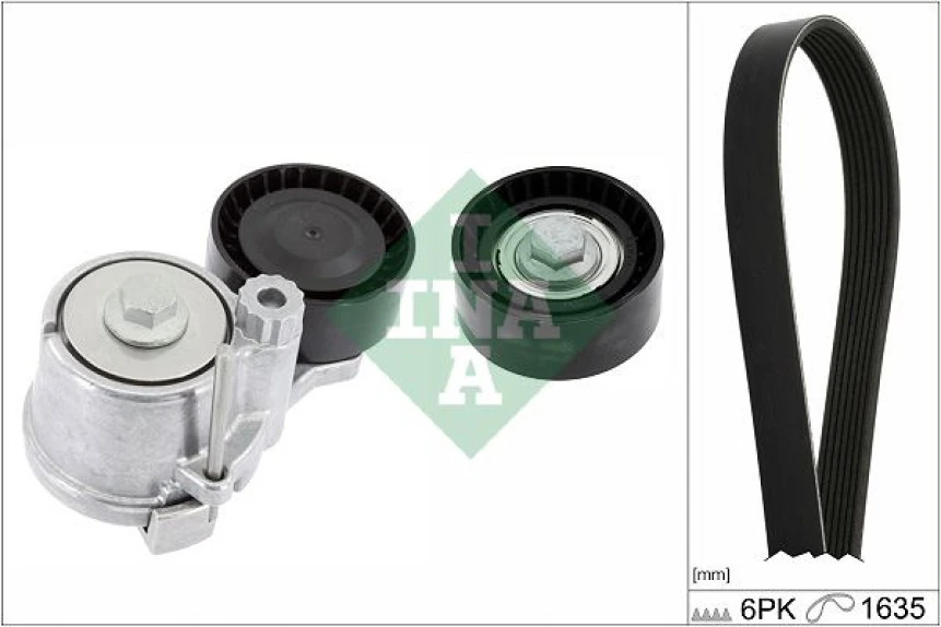 Opel V Kayıs Seti - Bilya + Kayıs + Avare Bilya Set - İna 529 0311 10