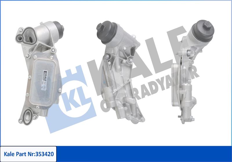 YAG SOGUTUCU KOMPLE ASTRA J ZAFIRA B ZAFIRA CASTRA H MOKKA INSIGNIA A16XER A16LET A18XER - KALE 353420