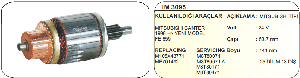 MARŞ KOLLEKTÖRÜ-MT 24V 13D MITS.YM CANTER 98 - REMARK-IM3095