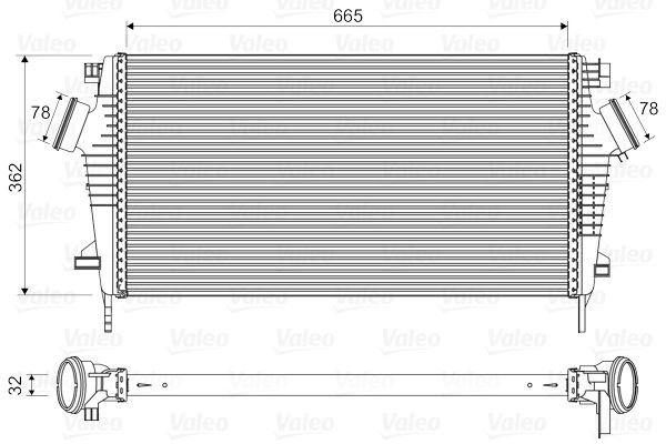 TURBO RADYATORU OPEL INSIGNIA - VALEO 818603