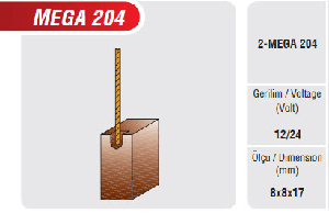 SÜTRAK KLİMA KÖMÜRÜ   8x8x17…... - MEGA-MEGA204