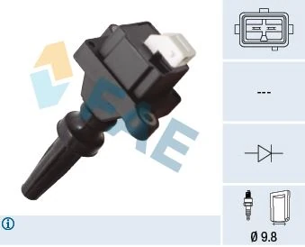 Psa Atesleme Bobını Xsara Coupe Vts P306 Gti P306 Ym Gti Zx Xu10j4rs (2,0 16v) - Fae 80453