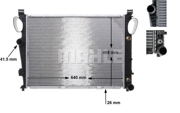 MOTOR SU RADYATORU S-CLASS W220 98>05 - MAHLE CR 304 000S