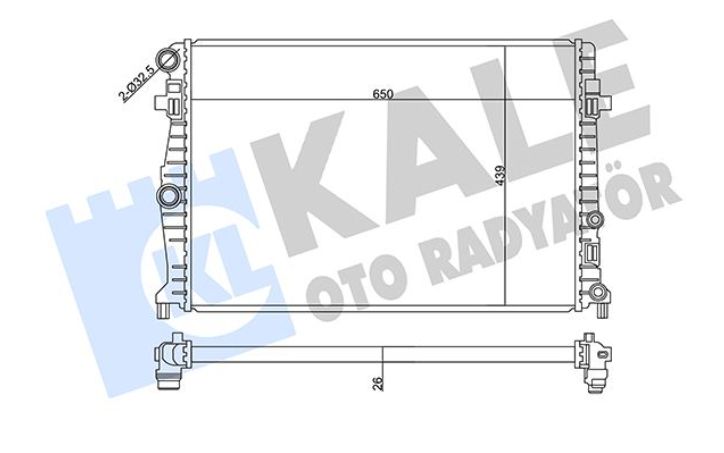 MOTOR SU RADYATORU POLO TAIGO T-CROSS A1 ARONA IBIZA FABIA SCALA/KAMIQ 18>> 1.0TSI 1.6TDI DKLA DKJA - KALE 358940