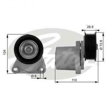 ALTERNATOR GERGI RULMANI FIESTA V MONDEO S MAX 1.8 16V / 2.0 16V / 2.3 / 2.3 16V 00> VOLVO S80 08> / - GATES T38204