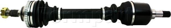 AKS SOL KOMPLE P206 GTI (DIS FREZE: 25 IC FREZE: 24 BOY: 592MM)EW10J4 (2,0 16V) 1,6HDI ABSLI: 48 DIS - FORMPART 21380030/S