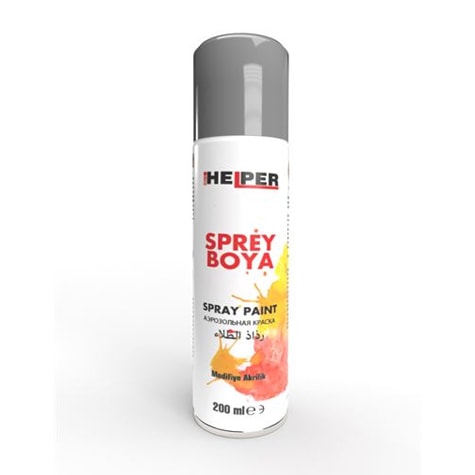 HELPER SPREY BOYA RAL 9006 METALIK GRI   200 ml - MXS HEB191107