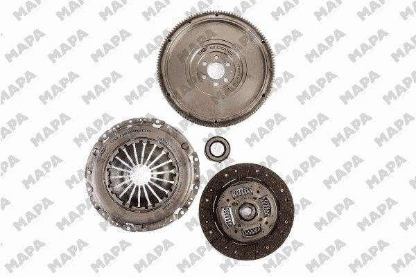 VOLANT+DEBRIYAJ SET CADDY PASSAT GOLF V A3 JETTA SUPERB BJB BLS BXE BKC 1,9 TDI GOLF VI A3 CAYB CAYC - MAPA 001228 620