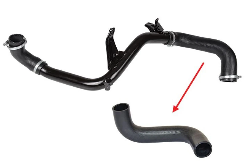 Ford Turbo Hava Hortumu Buyuk (kaucuk-Genis-Metal Boru Harıc) Focus II-Cmax  03 --> - Gros T58709/b