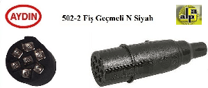 TIR RÖMORK FİŞİ ERKEK EN TİPİ 7'Lİ MAVİ FİŞLİ PLASTİK - AYDIN-502-2