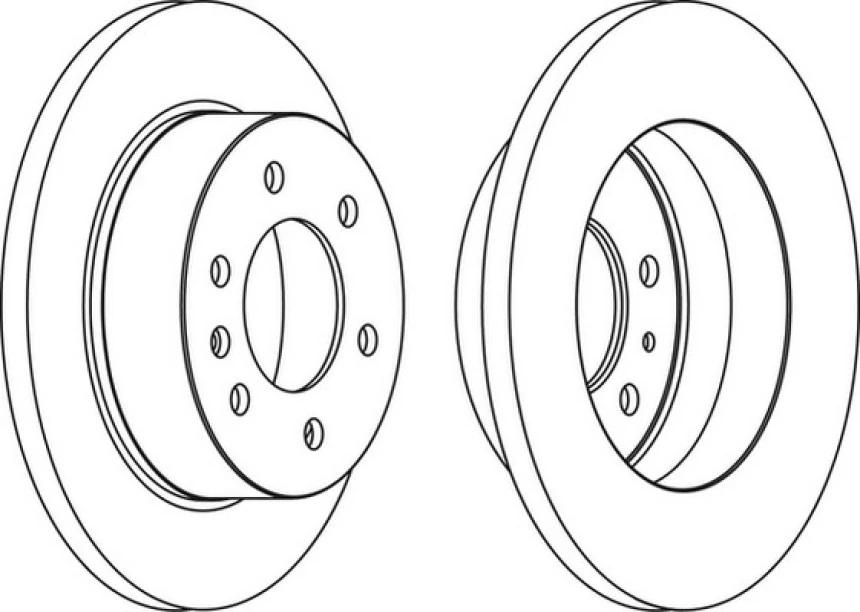 Mercedes Fren Diski Arka - Fren Diski Arka - Frd Fcr311a
