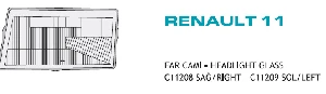 Unıversal Far Camı-Renault 11  Sağ - Ayfar-C11208