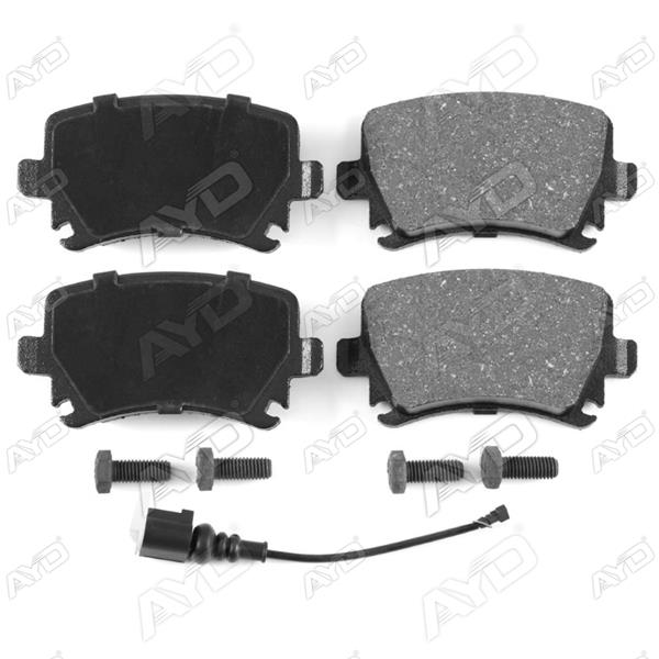 ARKA FREN BALATASI A3 TUM MODELLER 05 / 03> A4 PASSAT 1,6FSI / 1,9TDI / 2,0TDI 95>16 - AYD 60048B