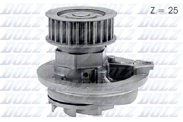DEVIRDAIM SU POMPASI VECTRA A 18SV E18NVR 20NE C20NE ASTRA F C20NE FRONTERA A C20NE X20SE - DOLZ O137